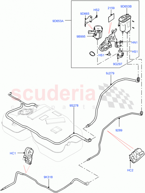 Part Diagram for Land Rover LR114731