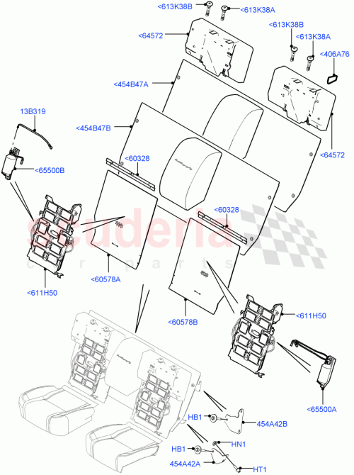 Part Diagram for Land Rover LR054029
