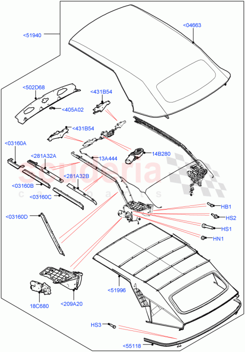 Part Diagram for Land Rover LR106721