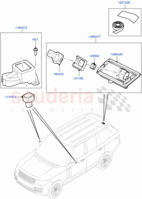 Part Diagram for Land Rover LR092031