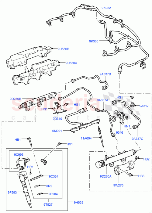 Part Diagram for Land Rover LR032817