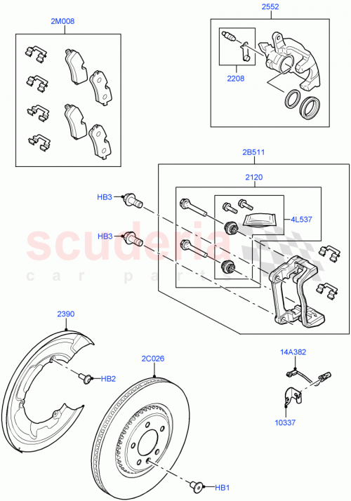 Part Diagram for Land Rover LR156904