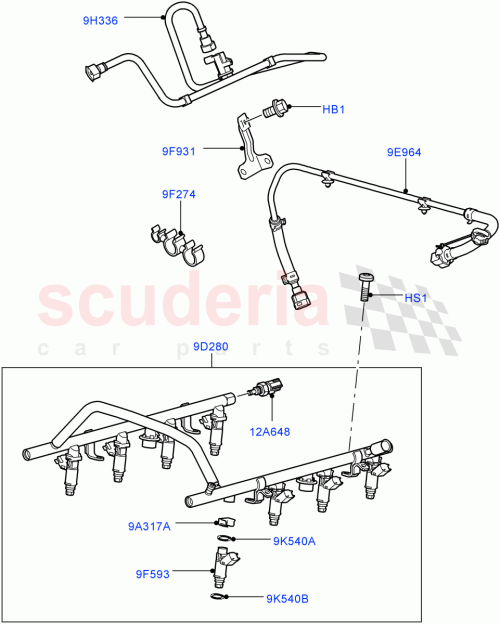 Part Diagram for Land Rover LR002489