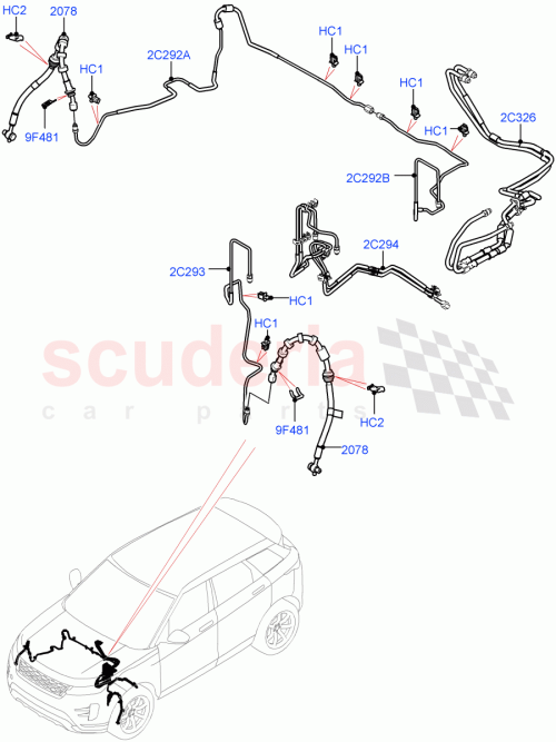 Part Diagram for Land Rover LR137516
