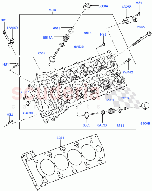 Part Diagram for Land Rover LR010698