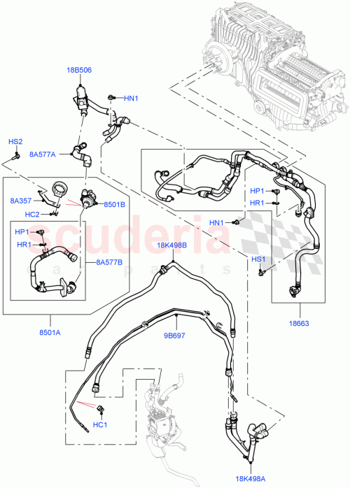 Part Diagram for Land Rover LR151532