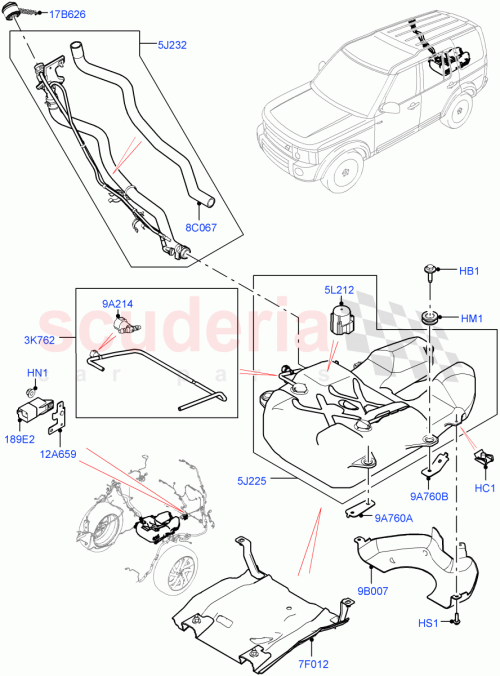 Part Diagram for Land Rover LR071378