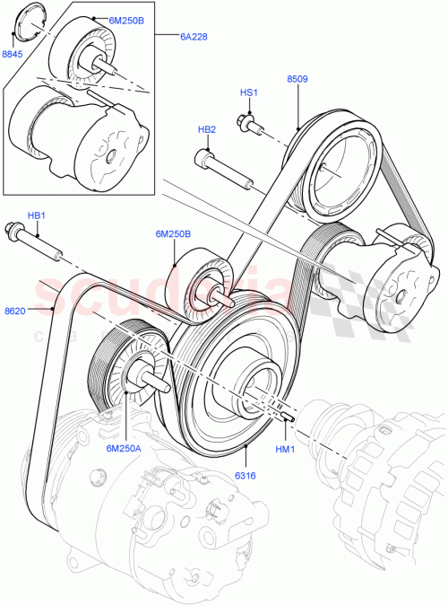 Part Diagram for Land Rover LR071706