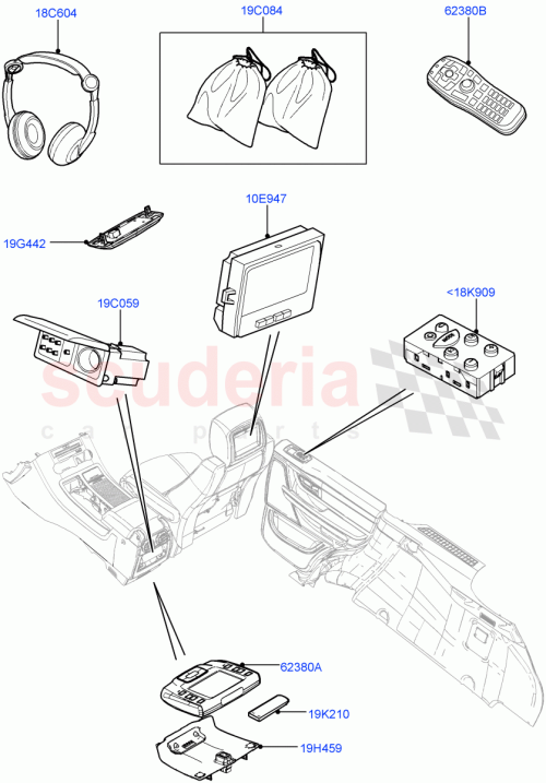 Part Diagram for Land Rover LR041303