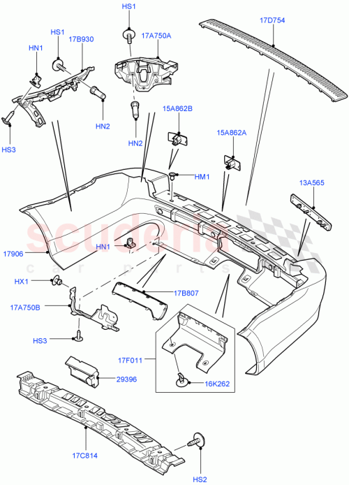 Part Diagram for Land Rover LR015113