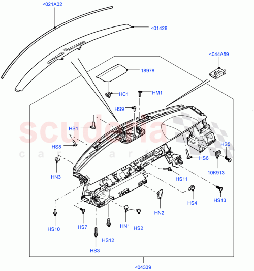 Part Diagram for Land Rover LR071315