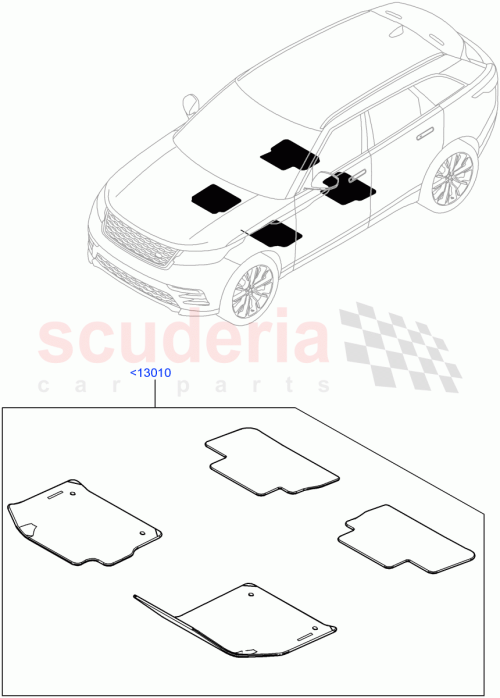 Part Diagram for Land Rover VPLYS0414