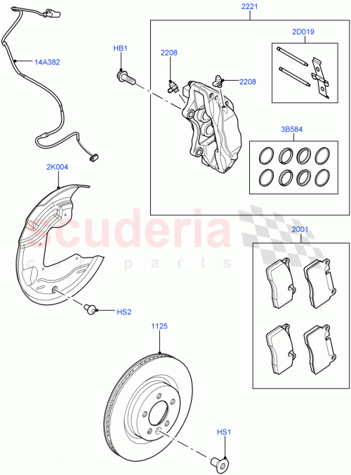 Part Diagram for Land Rover SEE500070