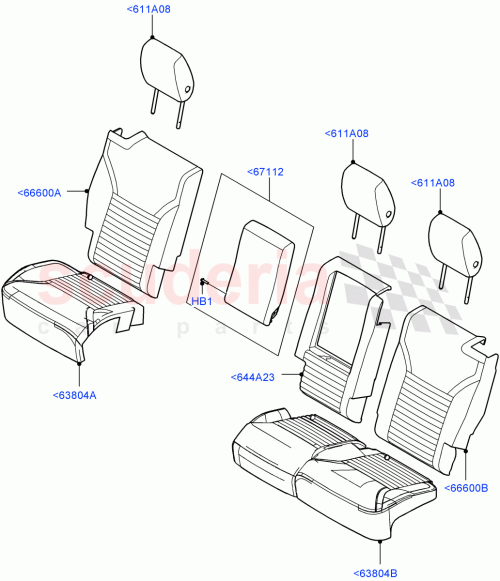 Part Diagram for Land Rover LR149645