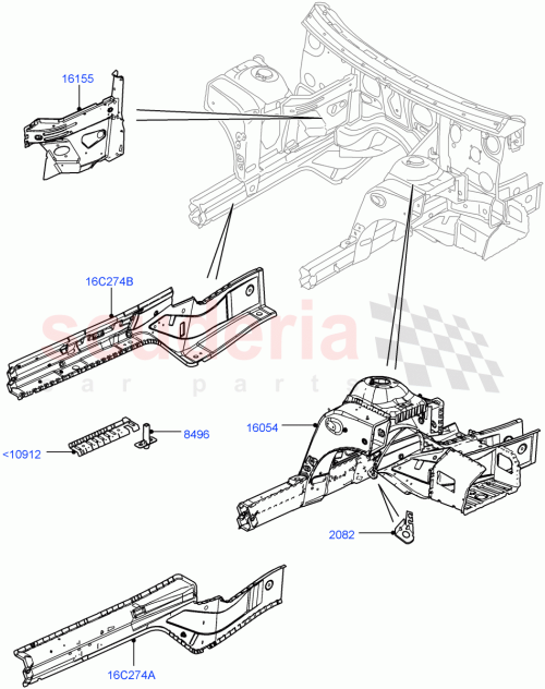 Part Diagram for Land Rover ABU760020