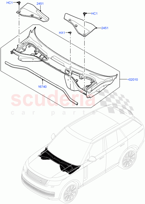 Part Diagram for Land Rover LR153342