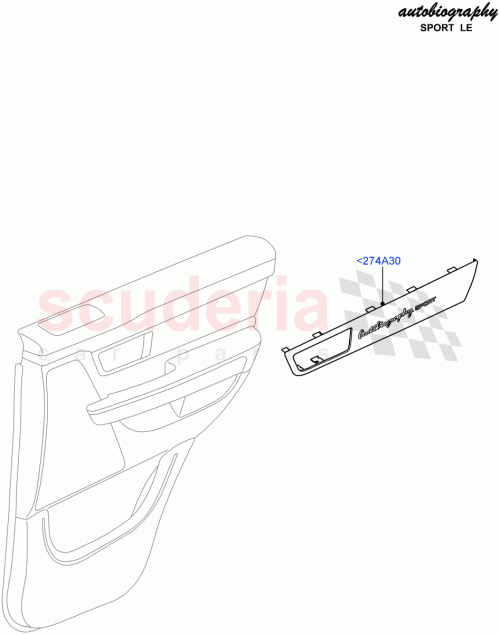 Part Diagram for Land Rover LR030418