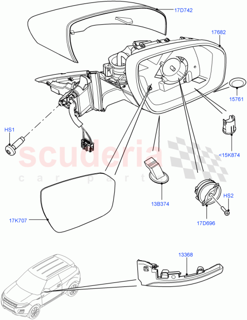 Part Diagram for Land Rover LR061309