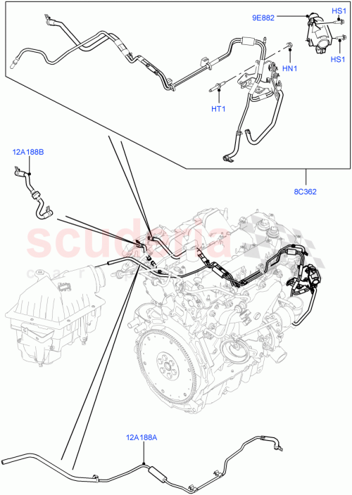 Part Diagram for Land Rover LR061232
