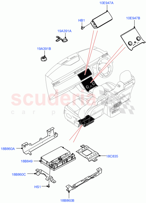 Part Diagram for Land Rover LR163217