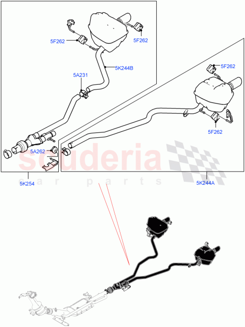 Part Diagram for Land Rover LR072202
