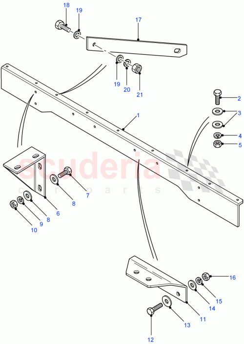 Part Diagram for Land Rover 395252