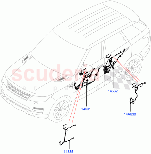 Part Diagram for Land Rover LR119357