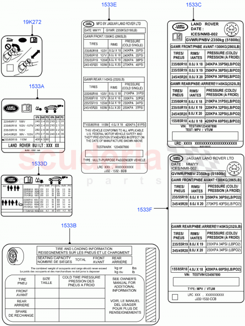 Part Diagram for Land Rover LR045080