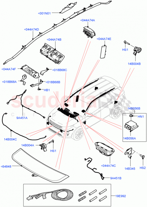 Part Diagram for Land Rover LR139913