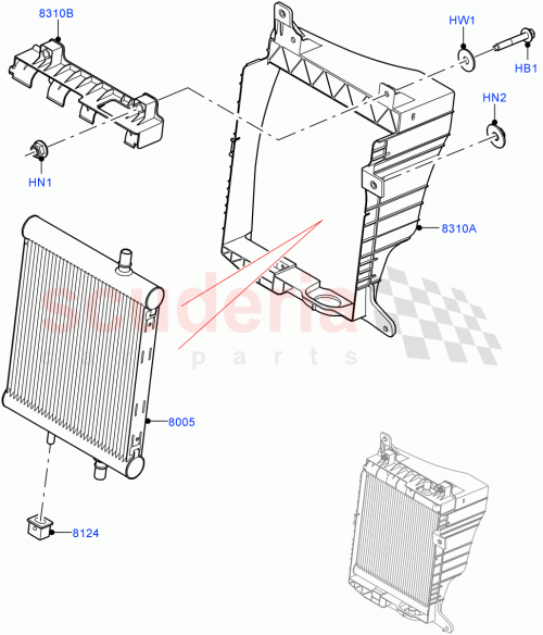 Part Diagram for Land Rover LR188923