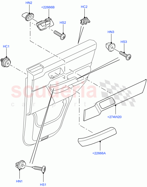 Part Diagram for Land Rover ELC500320