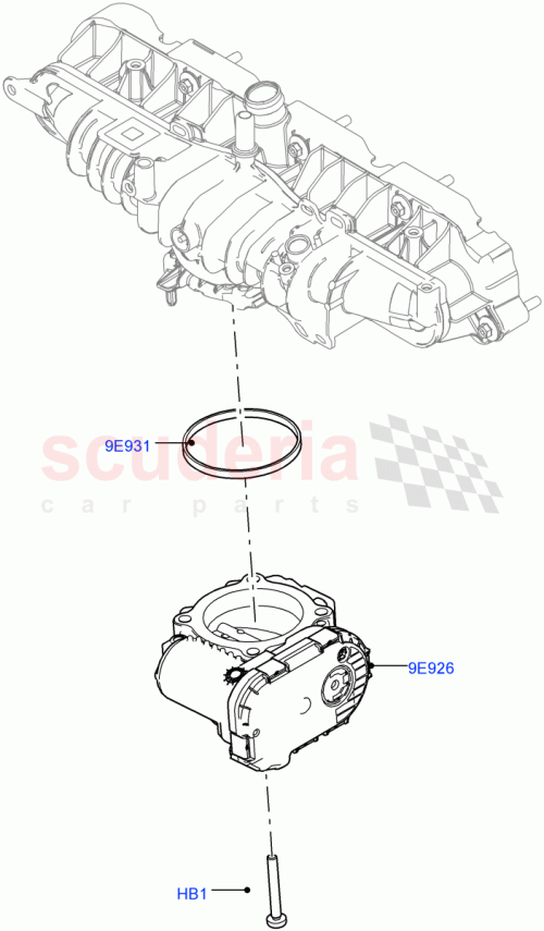 Part Diagram for Land Rover LR091587