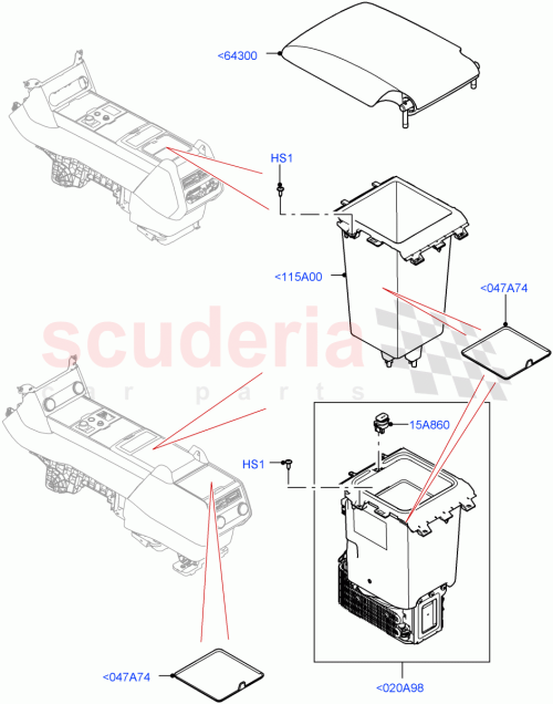 Part Diagram for Land Rover LR152888