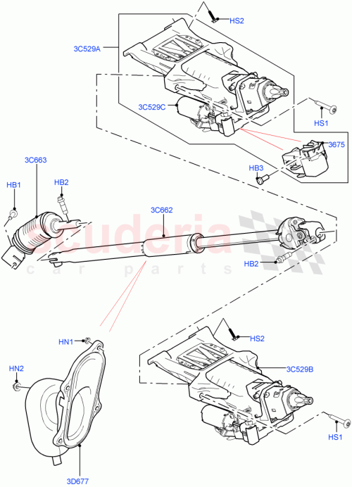 Part Diagram for Land Rover LR130694