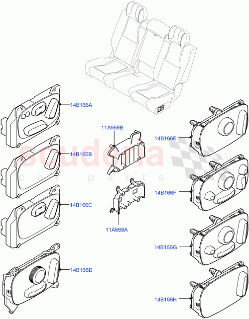 Part Diagram for Land Rover LR034931