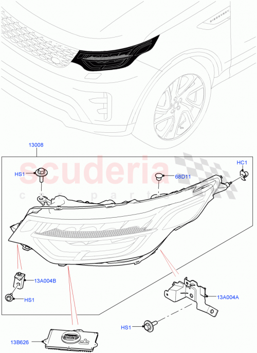 Part Diagram for Land Rover LR085646