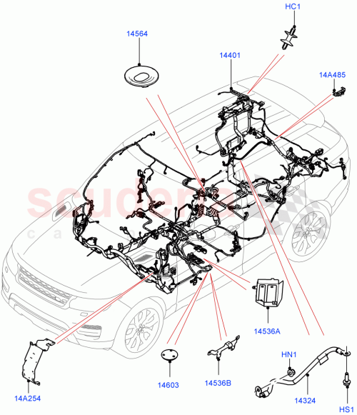 Part Diagram for Land Rover LR068451
