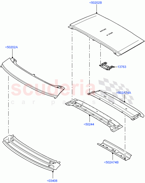 Part Diagram for Land Rover LR163885