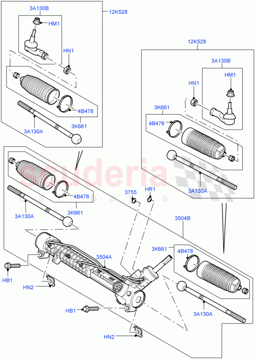 Part Diagram for Land Rover LR080153