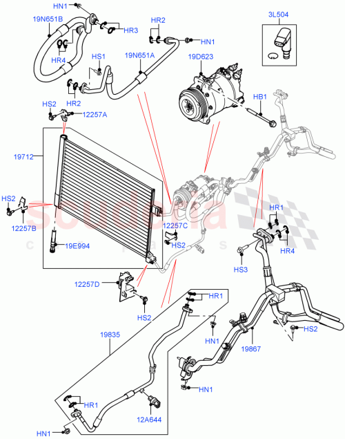 Part Diagram for Land Rover LR091471