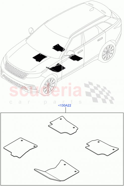 Part Diagram for Land Rover LR107300