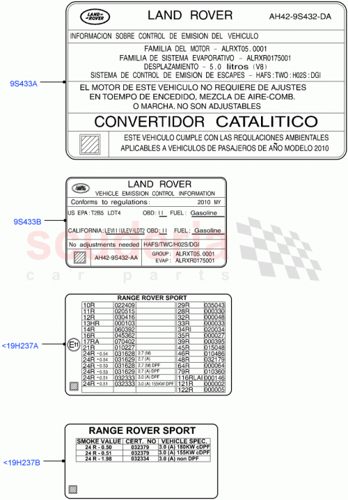 Part Diagram for Land Rover LR045208