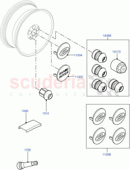 Part Diagram for Land Rover LR131195