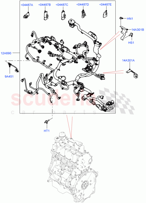 Part Diagram for Land Rover LR123783