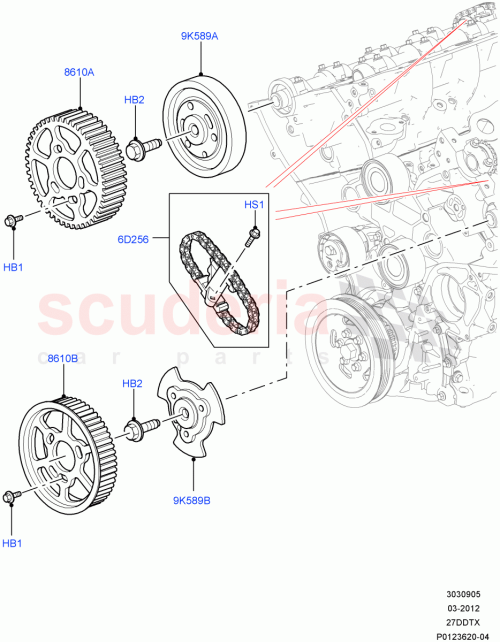 Part Diagram for Land Rover 6136185