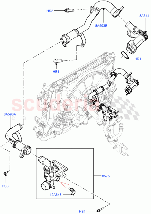 Part Diagram for Land Rover LR141041