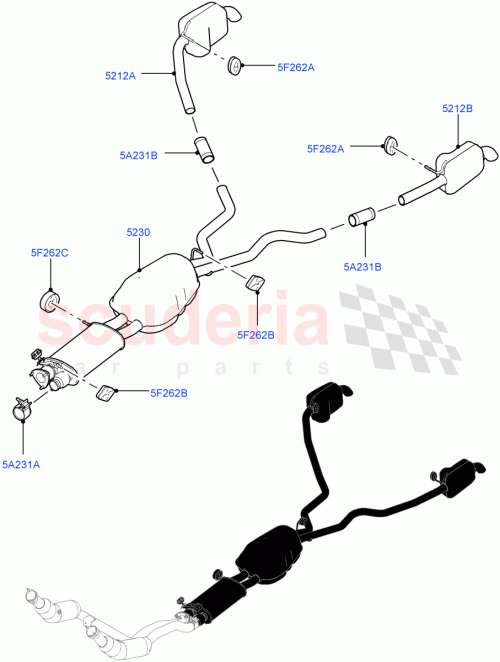 Part Diagram for Land Rover LR051737