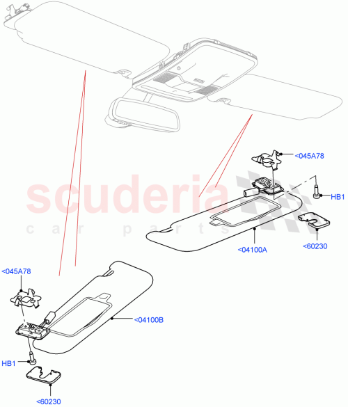 Part Diagram for Land Rover LR091385