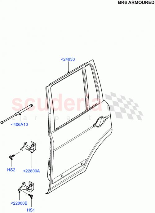 Part Diagram for Land Rover BDB760170