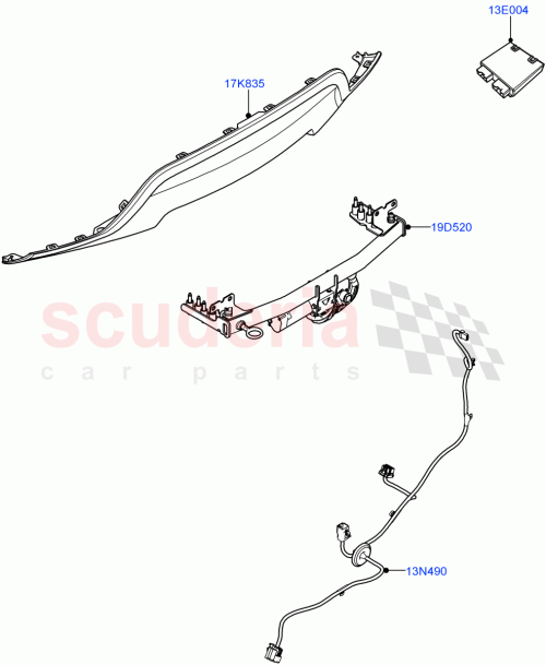 Part Diagram for Land Rover VPLZT0309